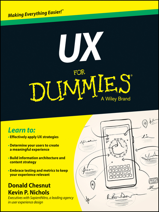 Title details for UX For Dummies by Kevin P. Nichols - Wait list